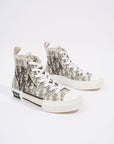 Christian D1OR B23 Hightops White / Black Oblique Rubber EU 37 UK 4