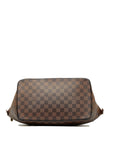 Brown LV Damier Ebene Saleya MM Tote Bag