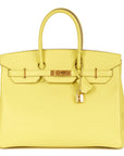 HMS Soufre Epsom Leather Birkin 35cm Tote