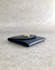 Christian D1OR CD Logo Coin Purse Navy Vintage cai3si