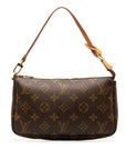Brown LV Monogram Pochette Accessoires Shoulder Bag