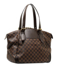Brown LV Damier Ebene Verona GM Shoulder Bag