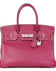 HMS Tosca & Rose Tyrien Epsom Leather Candy Collection Birkin 30cm Retourne Tote