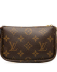 Brown LV Monogram Mini Pochette Accessoires Shoulder Bag