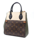 Brown LV Monogram Fold Tote PM Satchel