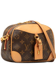 Brown LV Monogram Deauville Mini Crossbody Bag