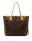 Brown LV Monogram Neverfull MM Tote Bag