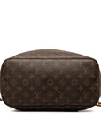 Brown LV Monogram Neverfull MM Tote Bag