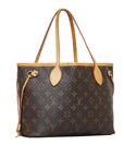 Brown LV Monogram Neverfull PM Tote Bag