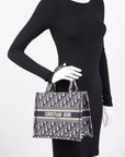 Christian D1OR Book Tote Oblique Fabric Small