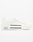 Christian D1OR B23 Low Top Sneakers White Canvas EU 42 UK 8
