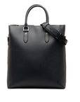 Black LV Taiga Anton Tote Satchel