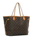 Brown LV Monogram Neverfull MM Tote Bag