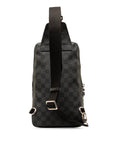 Black LV Damier Graphite Avenue Sling Crossbody Bag