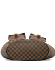 Brown LV Damier Ebene Manosque GM Tote Bag