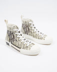 Christian D1OR B23 Hightops White / Black Oblique Rubber EU 43 UK 9