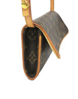 Brown LV Monogram Pochette Twin PM Crossbody Bag