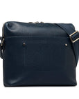 Blue LV Taiga Grigori PM Crossbody Bag