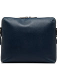 Blue LV Taiga Grigori PM Crossbody Bag