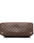 Brown LV Damier Ebene Riverside Tote Bag