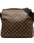 Brown LV Damier Ebene Naviglio Crossbody Bag