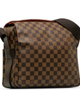 Brown LV Damier Ebene Naviglio Crossbody Bag