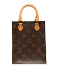 Brown LV Monogram Petit Sac Plat Satchel