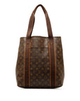 Brown LV Monogram Cabas Beaubourg Tote Bag
