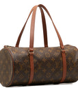 Brown LV Monogram Papillon 30 HandBag