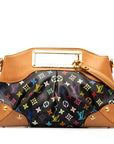 Black LV Monogram Multicolore Judy MM Satchel