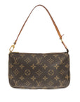 Brown LV Monogram Pochette Accessoires Shoulder Bag