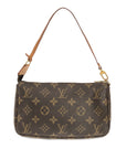 Brown LV Monogram Pochette Accessoires Shoulder Bag