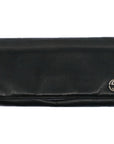 PRD Gucci iPhone Case Wallet Leather 3Set Black Beige Auth ac2309