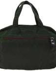 PRD Hand Bag Nylon Green Auth ac2782