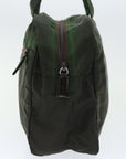 PRD Hand Bag Nylon Green Auth ac2782