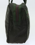 PRD Hand Bag Nylon Green Auth ac2782