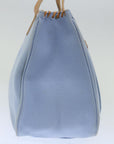 BBERRY Blue Label Hand Bag Canvas Blue Auth ac2928