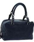 PRD Hand Bag Leather Navy Auth am6063