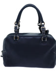 PRD Hand Bag Leather Navy Auth am6063