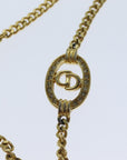 CHRISTIAN D1OR Bracelet Metal Gold Auth am6179