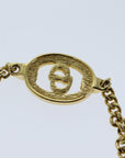 CHRISTIAN D1OR Bracelet Metal Gold Auth am6231
