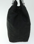 PRD Hand Bag Nylon Black Auth ar11430