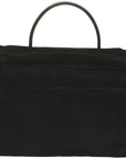 PRD Hand Bag Nylon Black Auth ar11455B