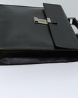 PRD Hand Bag Leather Black Auth ar11660B