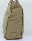PRD Hand Bag Nylon Beige Auth ar11788B