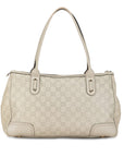 GCCI Handbag 177052 Ivory White Leather GCCI