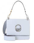 FNDI Kan I F White Leather Bag