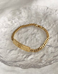 Christian D1OR CD Logo Bracelet Gold Vintage bs7hwh