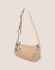 CHRISTIAN D1OR 2000 LOGO CHAIN BEIGE LEATHER MINI SHOULDER BAG