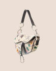 CHRISTIAN D1OR 2005 PARIS 50s PRINTED SADDLE BAG